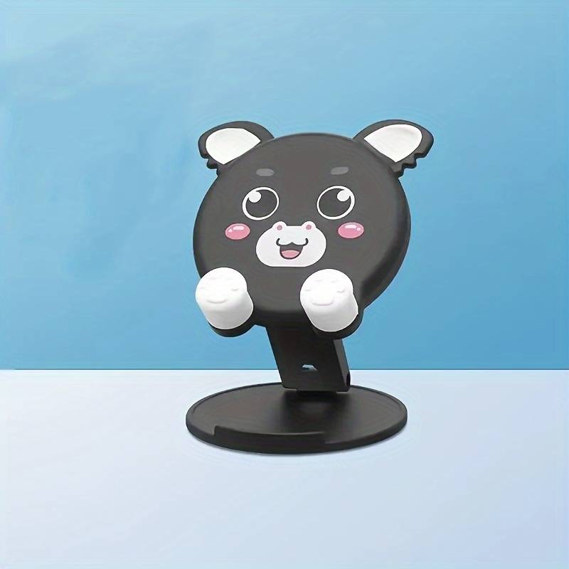 TEMU New Cartoon Cute Folding Portable Mobile Phone Holder Adjustable Tablet Stand Lazy Artifact
