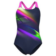 Arena Women's Diagonals Swimsuit Swim Pro Back Badedragt Damer størrelse 38 farve blå