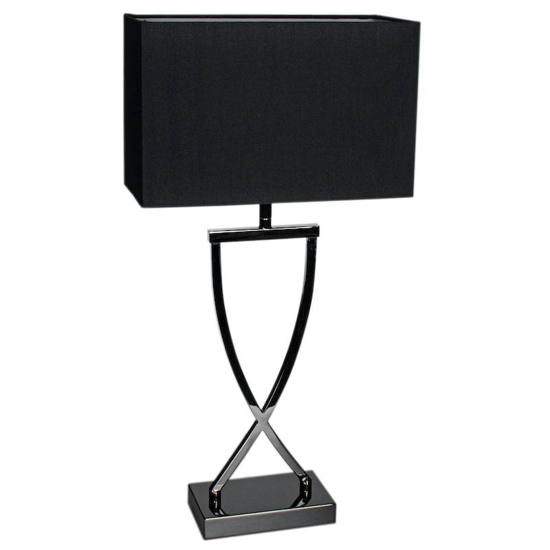 By Rydéns Omega Bordslampa Svartkrom/Svart 69 cm