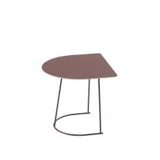 Muuto - Airy Coffee Table Half Size - Mörkröd - Soffbord - Cecilie Manz - Röd - Metall/Trä
