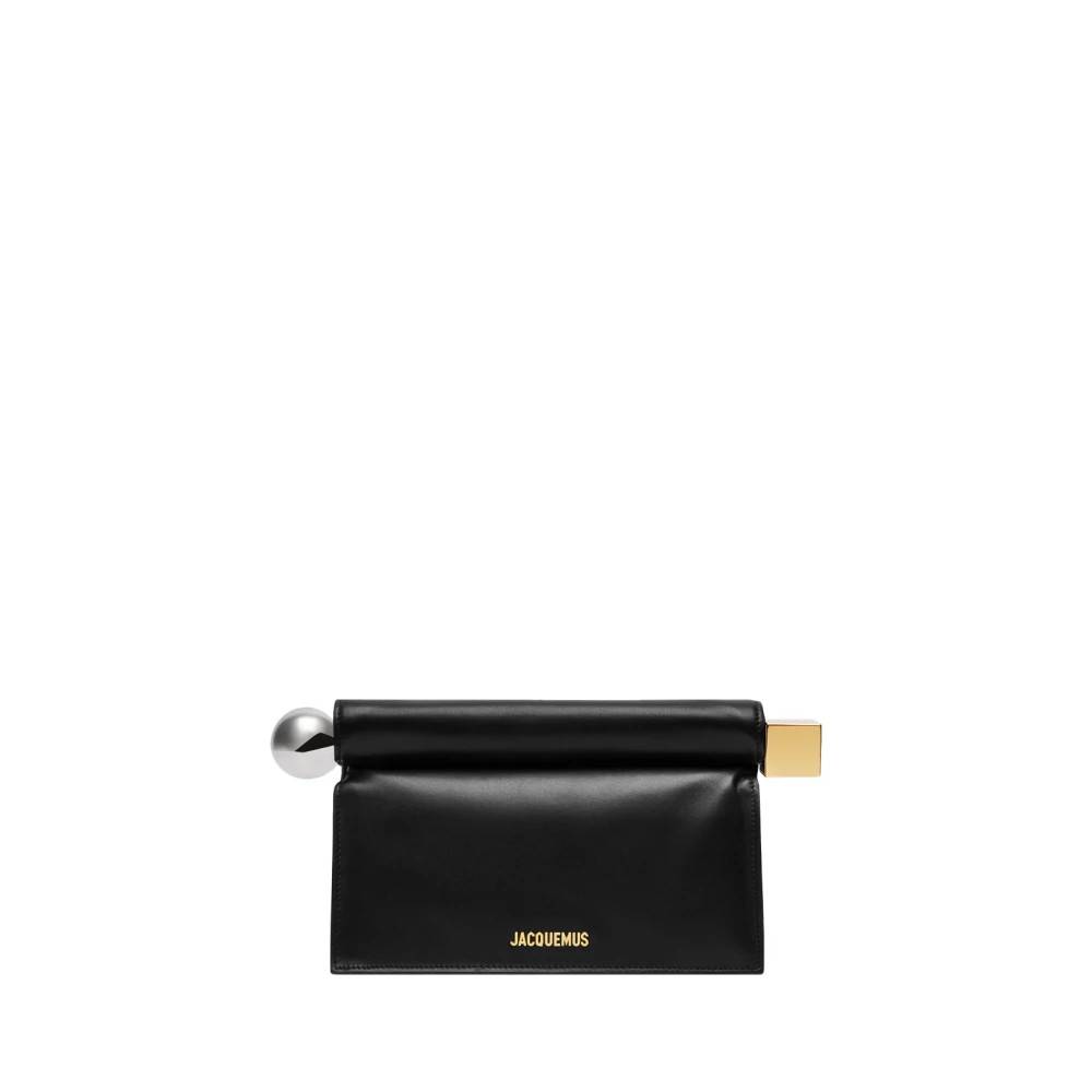 Jacquemus Sort Lammeskind Skuldertaske - Tasker - Dame - Sort - ONE SIZE - Uld