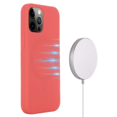 iPhone 12 Mini Pink Silikone MagSafe Cover