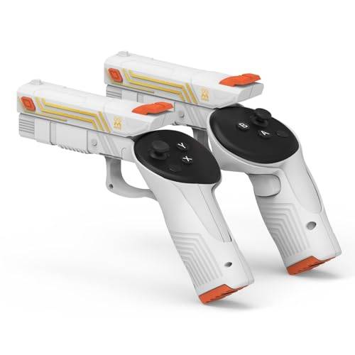 AMVR VR G-un stick kompatibel med Meta/Oculus Quest 3, P-istoi-viktat handtag för att förbättra FPS-spelupplevelsen Känsla