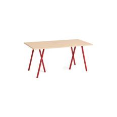 HAY Loop Stand Bord Laquered Oak & Maroon Red 160 cm
