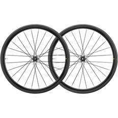 Mavic Aksium Elite Evo 2020 Ust Tubeless Centre Lock Disc Brake 700C Road Wheelset - Sort