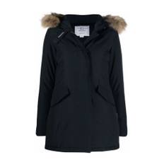 Woolrich, Kappa, Dam, 2Xl, Arktisk Tvättbjörn Vinter Parka - blue (2XL)