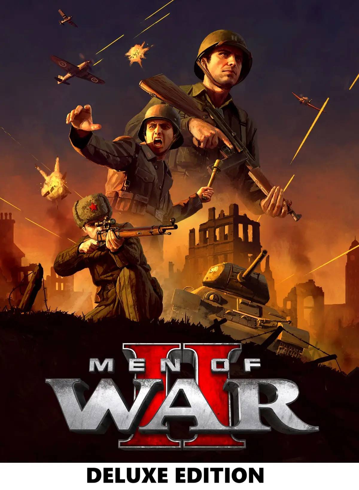 Men of War II Deluxe Edition (ROW) (PC / Linux) - Steam - Digital Code