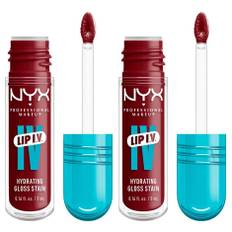 2st NYX Professional Makeup Lip I.V. Hydrating Gloss Stain 13 Cranberry Splash - 5 ml