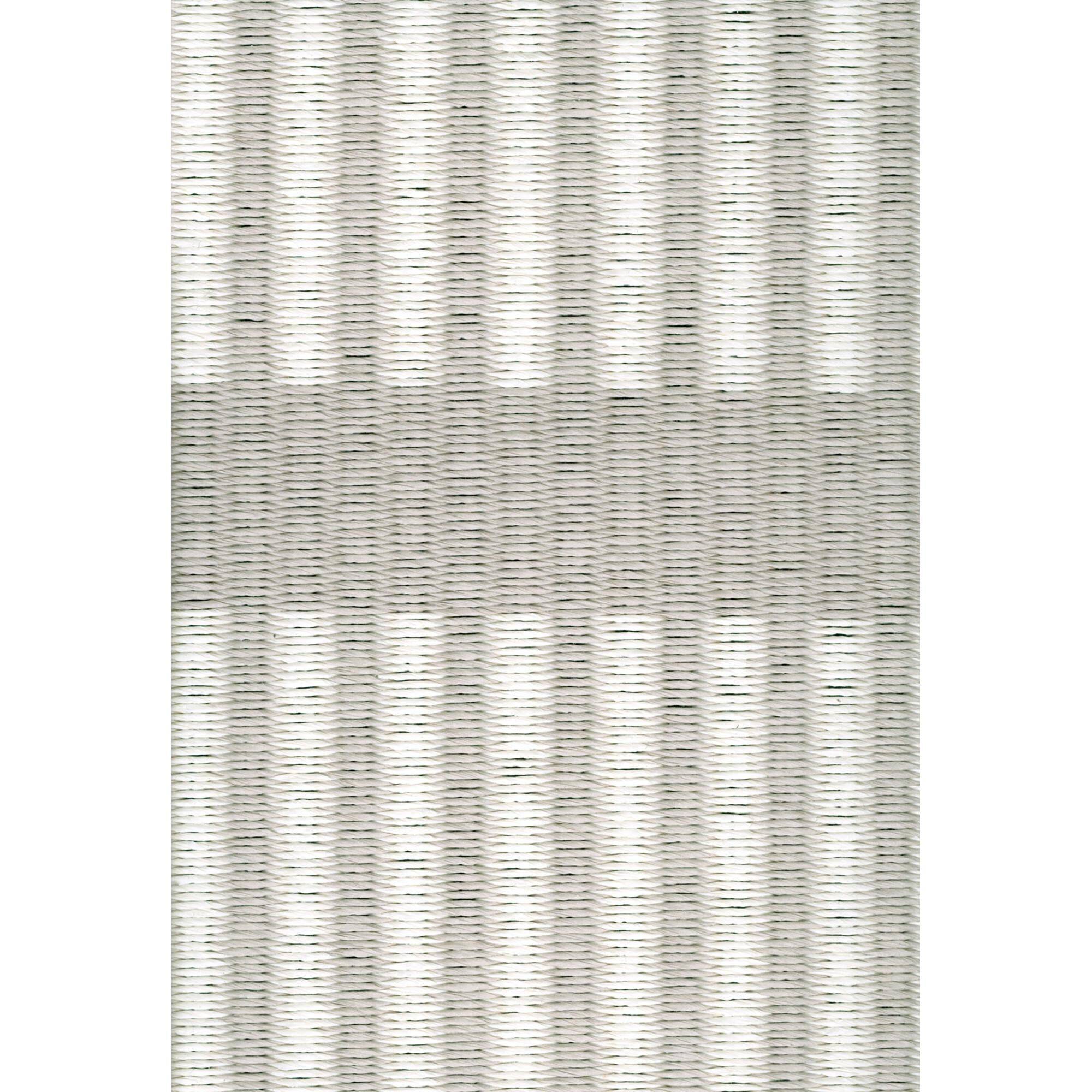 Cut Stripe Gulvtæppe 140x200 Papirgarn/Stone White.