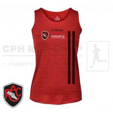 Fusion C3 Singlet Women, red/melange - RAC