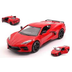 Corvette Stingray C8 2020 Red 1:24