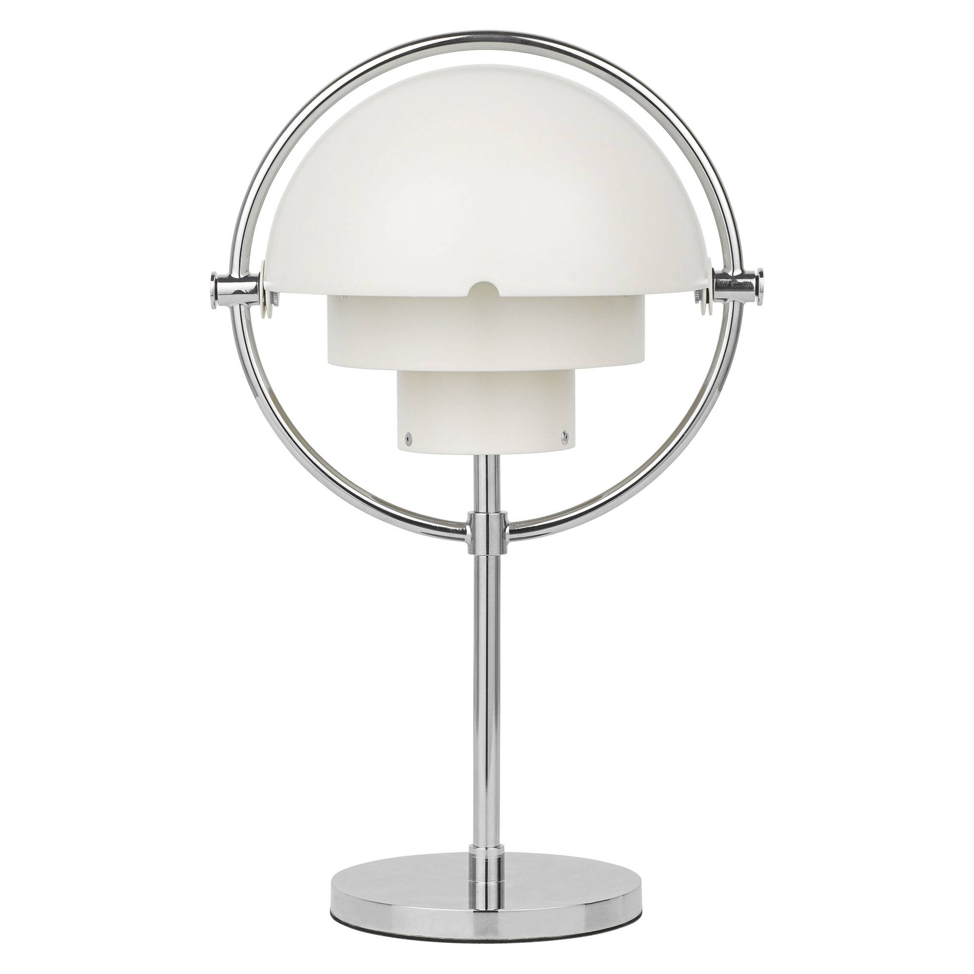 Gubi Multi-Lite Portable Bordlampe Hvid/Krom.