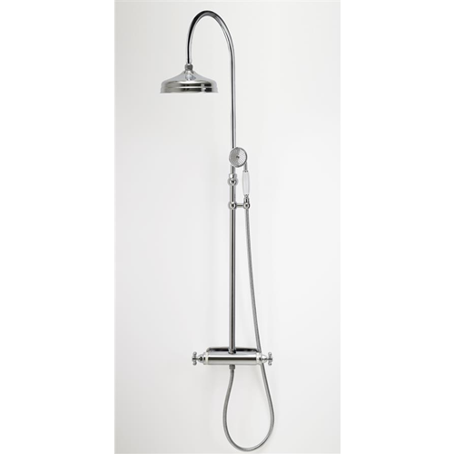 Takduschset Duschbyggarna Windsor med Ladymix Termostatblandare: Krom / 160