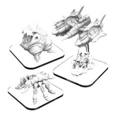 Monsterpocalypse - Belcher, LTA Fighter, Dire Ant - Destroyers Elite Units