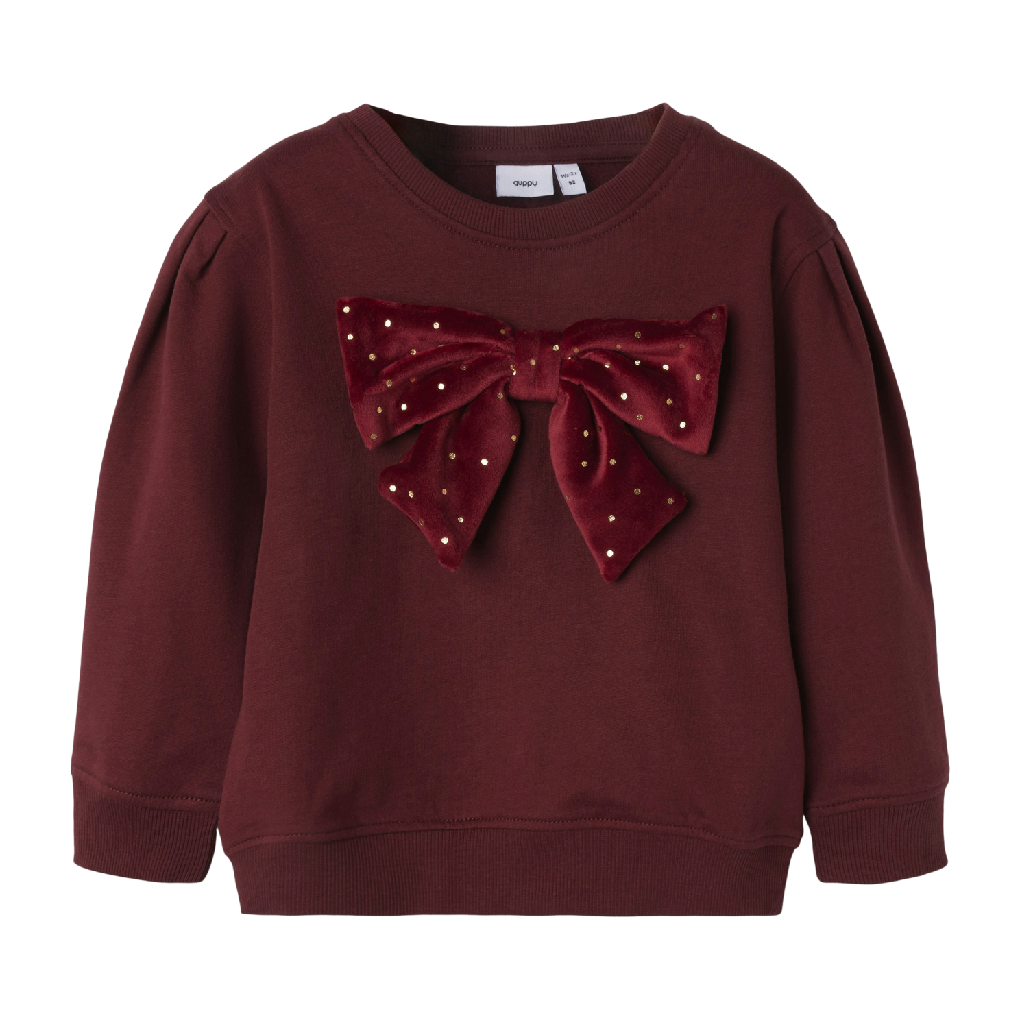 Guppy Ria Pige Sweatshirt - Cabernet - 122/128