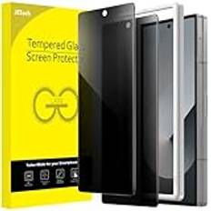 JETech Främre Privacy Skärmskydd för Samsung Galaxy Z Fold 6, Anti-Spion Härdat Glasfilm med Enkelt Installationsverktyg, Fodral Vänlig, 2-Pack