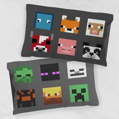 Minecraft Friend or Foe 1 Pack Pillowcase - Grey / One Size