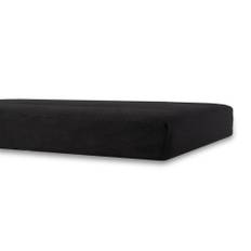 Lakan till barnvagn - 36x98 cm - Svart jerseylakan - IN Style - Formsydda lakan till barnvagnsmadrass (36x98 cm)