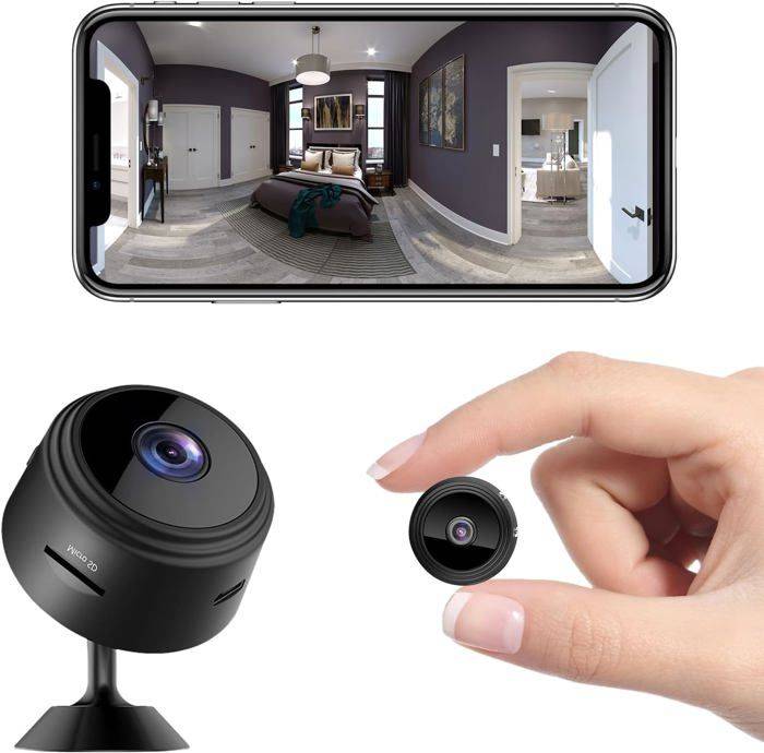 Mini spionkamera - PARFYMFLASKA - 1080P - Wifi - Rörelsedetektering - Svart svart