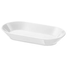 IKEA - 365+ serveringsfad, hvid, 19x10 cm