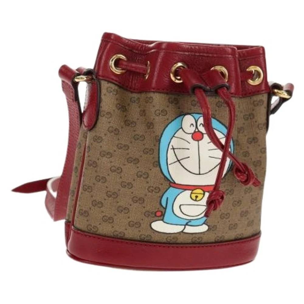 Gucci Vintage Pre-owned Vintage Bucket Bag - Vintage - Dame - Flerfarvet - ONE SIZE - Uld