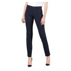MAC Damen-Hose Slim Fit Anna Zip New in Dunkelblau