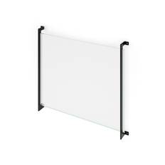 PE Creative Olle Franska Balkong utan överliggare 1250 mm bredd - Svart