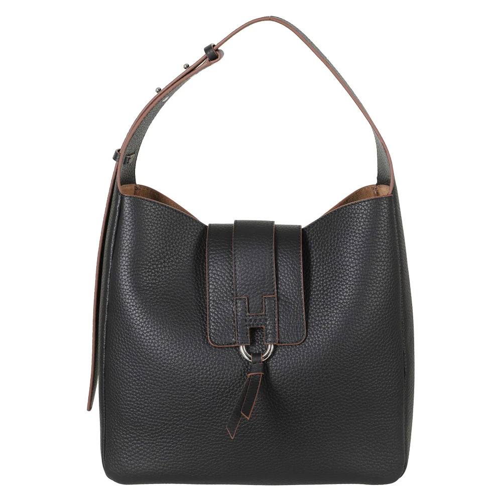 Hogan Trend Hobo Skuldertaske - Tasker - Dame - Sort - ONE SIZE - Uld