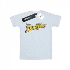 Disney Mens Duck Tales Logo T-shirt L vit