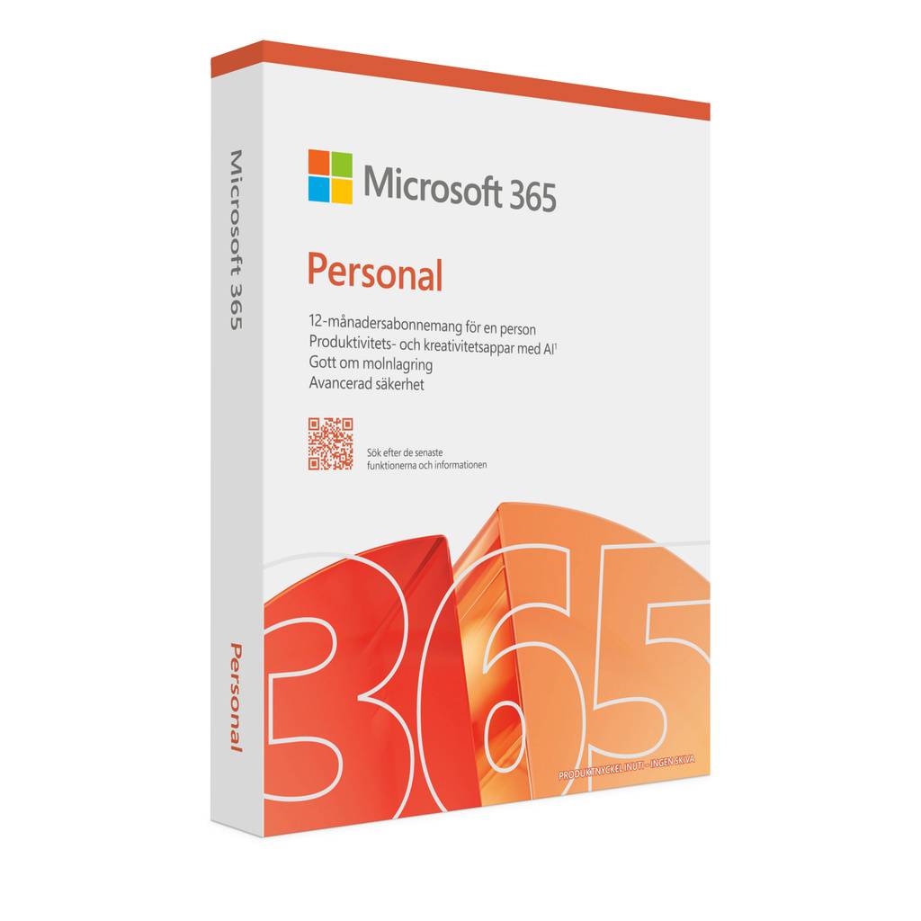 Microsoft 365 Personal (ett års abonnemang)