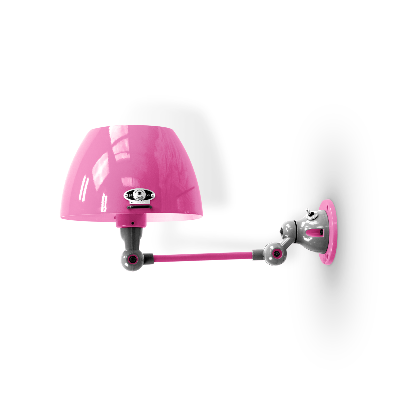 Aicler AIC701 væglampe fra Jieldé - Pink / Poleret/blank