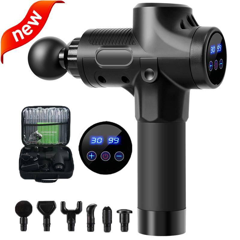 Deep Tissue Massage Gun Portable Muscle Massager For Back Neck Body Pain Relief Fitness Recovery Tool Type USB