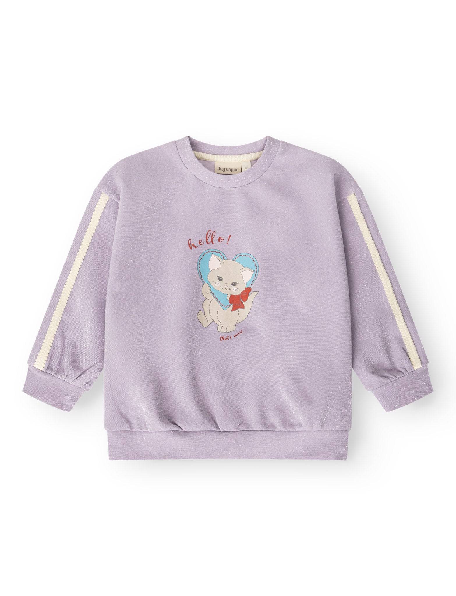 That's Mine - Luanna sweatshirt - Purple glitter - 116cm - 6Y