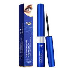 Ögonfransserum utan Hormonlash-serum: ögonfransserum hormonfri, naturligt ögonfransserum för snabbare ögonfranstillväxt, fylligare och längre ögonfransar, veganska 3 ml (Cerulean Blue)