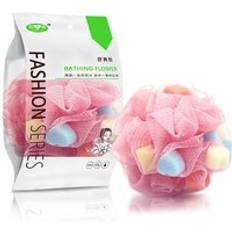 Soft Body Bubbles 50g Sponge Skin Exfoliating Scrubber Loofah Mesh Net Ball Cleaning Bath Shower Sponge