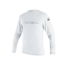 Mens Basic Skins Long Sleeve UV-trøje | Herre | White