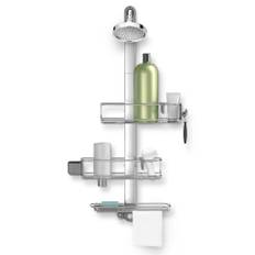 Shower caddy plus, justerbar, mat rustfri stål