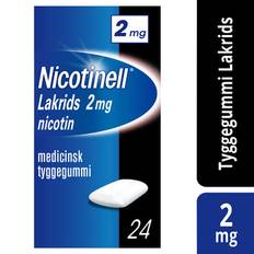 Nicotinell Tyggegummi, Lakrids 2 mg - 24 stk.