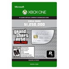 Xbox One: GTA Grand Theft Auto V Online CashCard Der Weiße Hai (1.250.000 $)