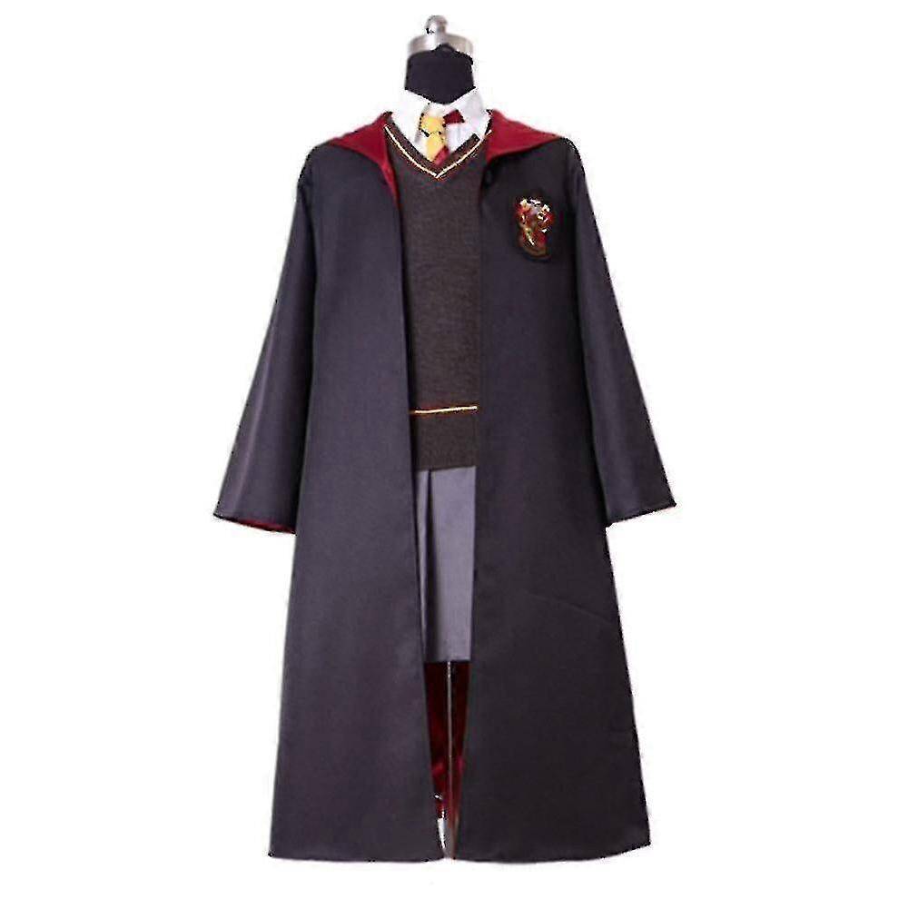 (XL, only tie) Hermione Granger Gryffindor Uniform Cosplay Costume Suit Kid Adult-r