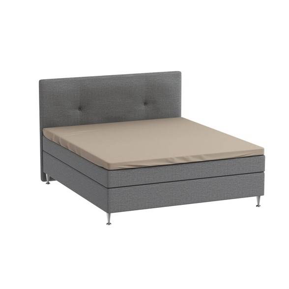 Kuvertlagen 90x200 cm - premium bomuldssatin - sand - Luna Denmark