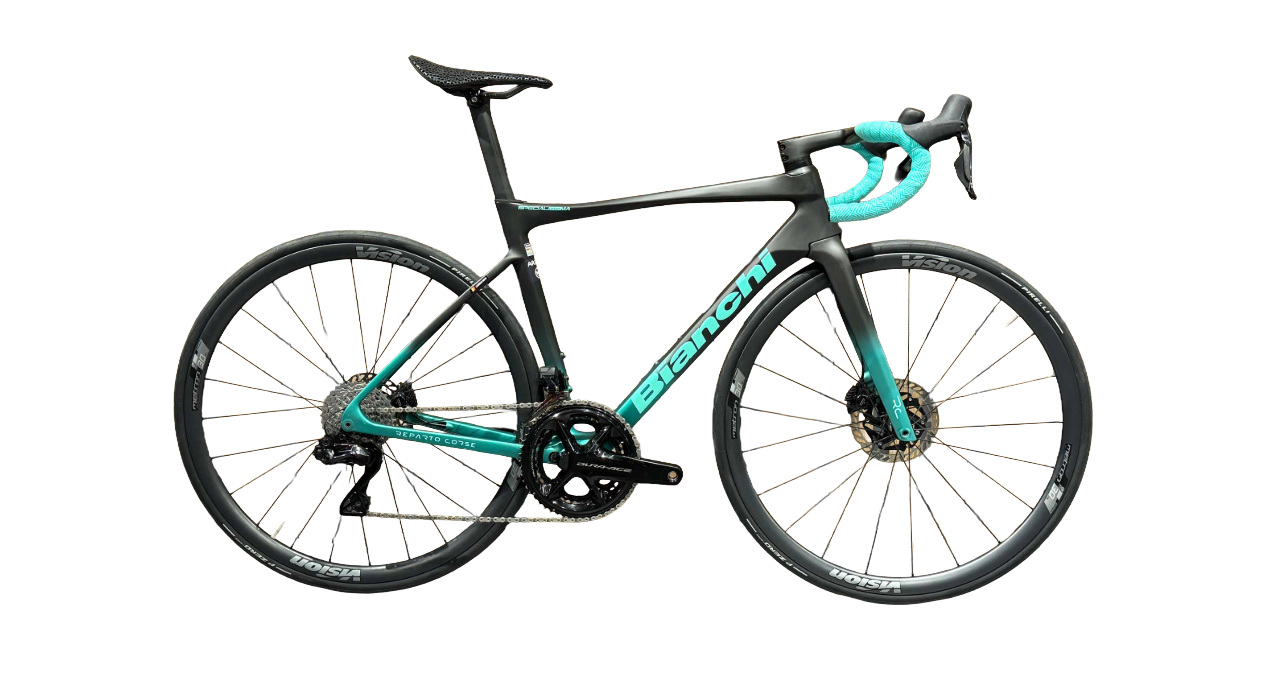 Bianchi Specialissima RC Durace Di2 12v - Shimano Dura-Ace Di2 - Vision Metron 30SL TLR
