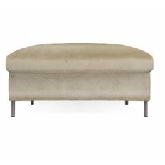 Sleepo Collection - Åre Fotpall Sammet Golden 70x110 - Beige (Yttermått (BxHxD): 110 x 40 x 70 cm)