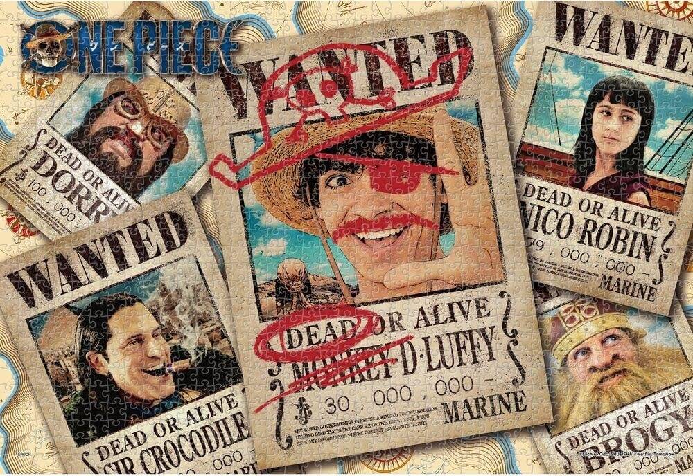 One Piece 1000-bitar pussel Wanted