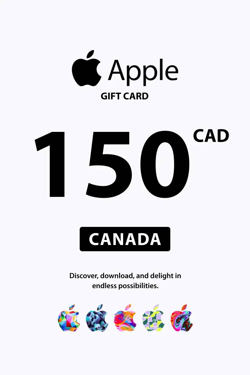 Apple $150 CAD Gift Card (CA) - Digital Code.