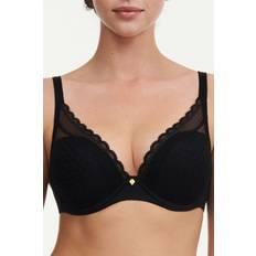 Norah Chic Plunge T-shirt Bra - Bøjle Bh & Fyld - Black