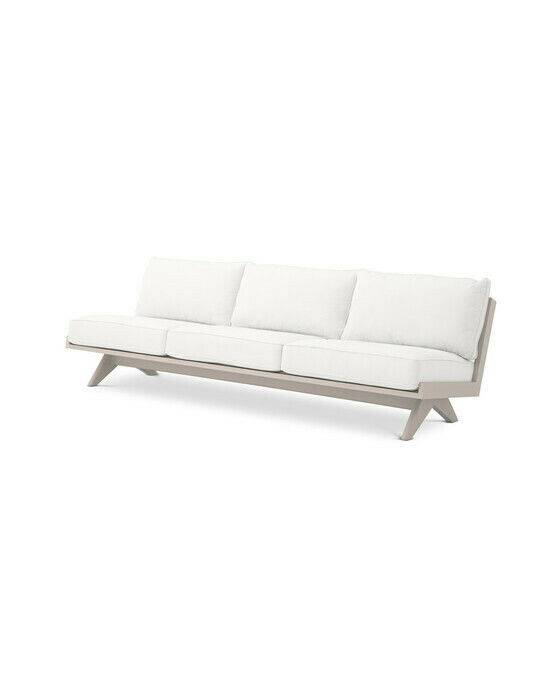 Eichholtz Lomax soffa sand - Beige (A. 230 / B. 88 / C. 76 / D. 55 / E. 43 cm)