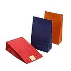 minkissy 120St Papperspåsar Utan Handtag Kraftpapperspåsar Omslagspåsar Shoppingpåsar Påsar Presentpåsar