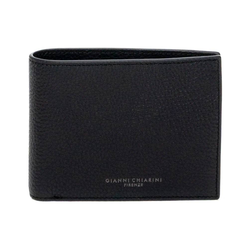 Gianni Chiarini Kompakt Bifold-pung - Accessories - Herre - Sort - ONE SIZE - Læder