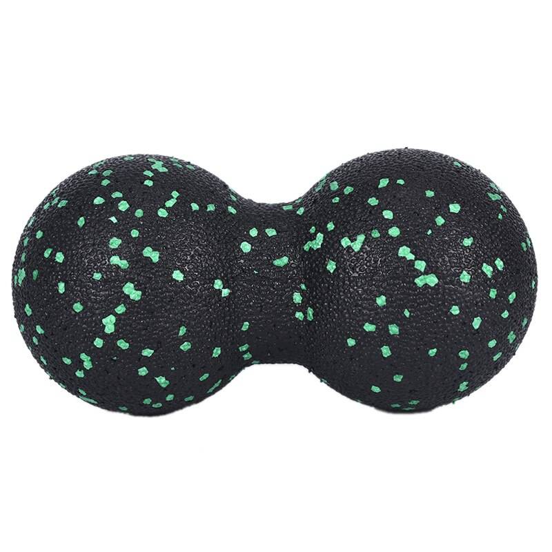 Jordnötsmassage boll massage boll fascia roller pilates yogarulle 8 x 16 - Grön
